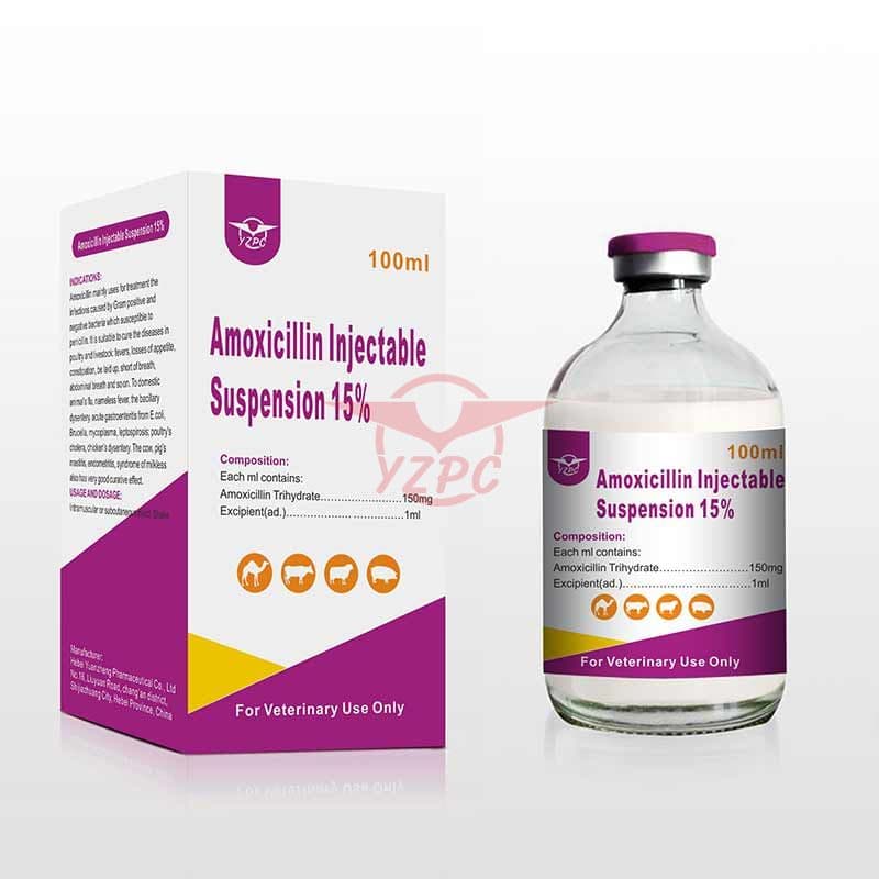 Amoxicillin 15% LA Injectable Suspension 100ml
